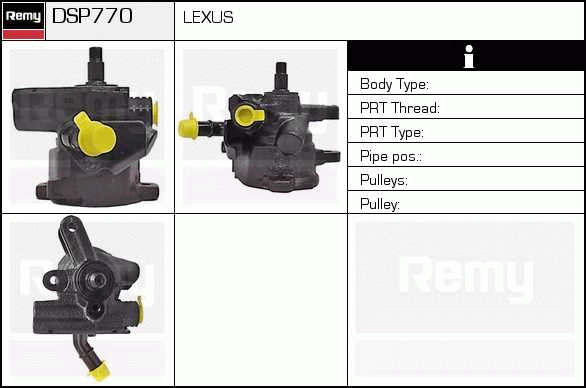 DELCO REMY DSP770 Hydraulic...