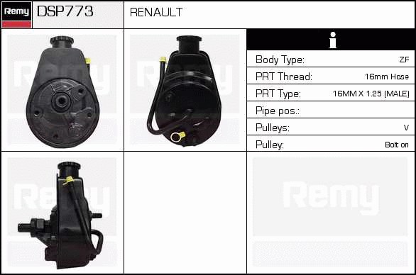 DELCO REMY DSP773 Hydraulic...