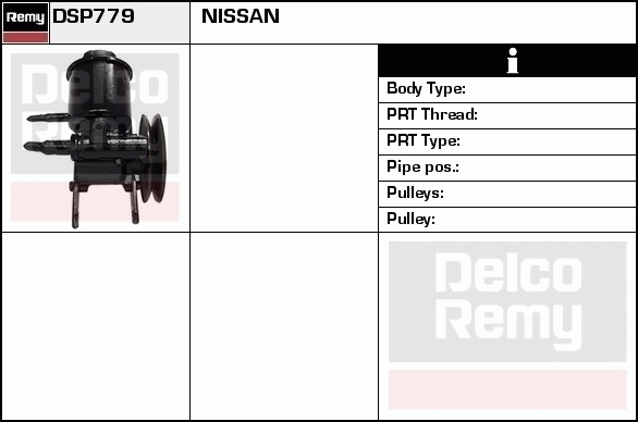 DELCO REMY DSP779 Hydraulic...