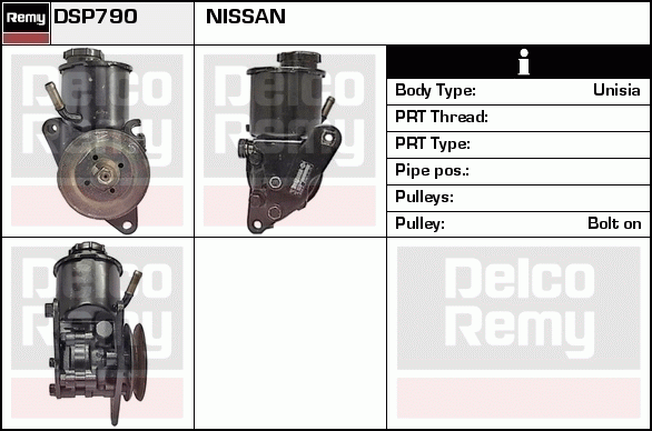 DELCO REMY DSP790 Hydraulic...