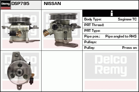 DELCO REMY DSP795 Hydraulic...