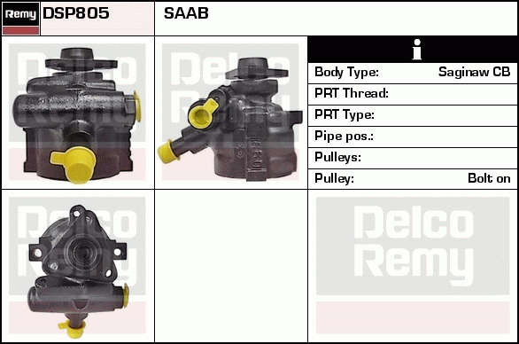 DELCO REMY DSP805 Hydraulic...