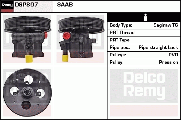 DELCO REMY DSP807 Hydraulic...