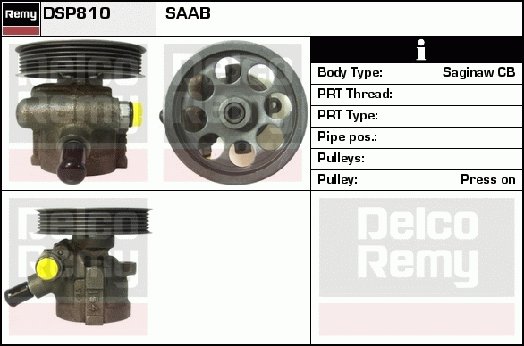 DELCO REMY DSP810 Hydraulic...