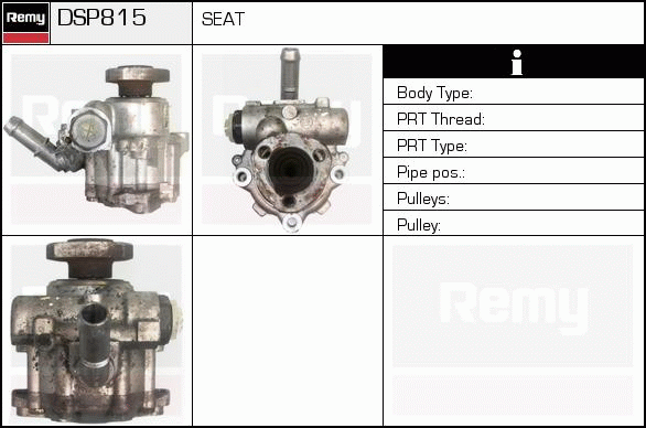 DELCO REMY DSP815 Hydraulic...