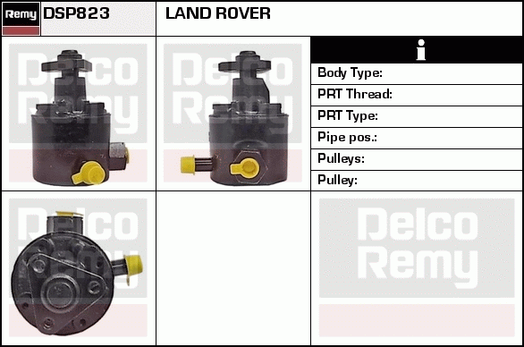 DELCO REMY DSP823 Hydraulic...