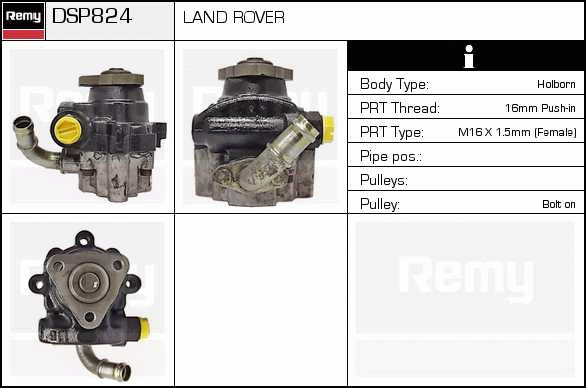 DELCO REMY DSP824 Hydraulic...