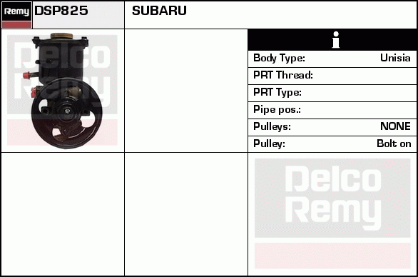 DELCO REMY DSP825 Hydraulic...