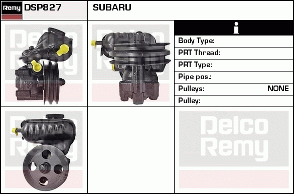 DELCO REMY DSP827 Hydraulic...