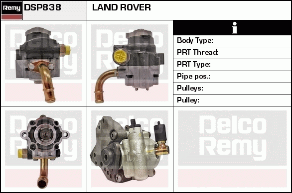 DELCO REMY DSP838 Hydraulic...