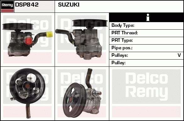 DELCO REMY DSP842 Hydraulic...