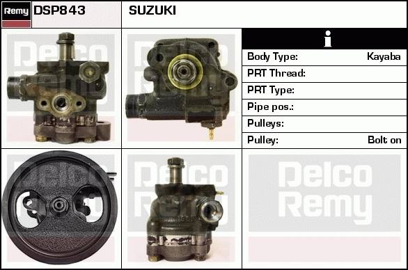 DELCO REMY DSP843 Hydraulic...