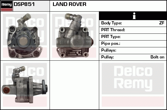 DELCO REMY DSP851 Hydraulic...