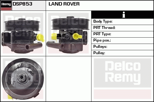 DELCO REMY DSP853 Hydraulic...