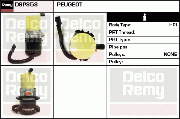 DELCO REMY DSP858 Hydraulic...