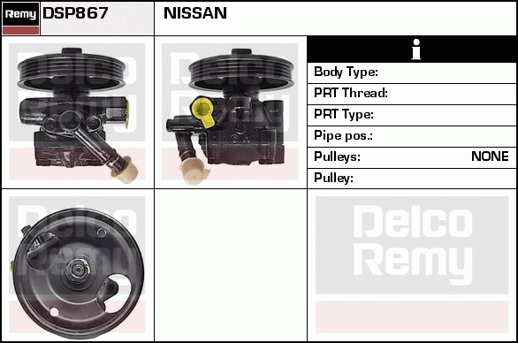 DELCO REMY DSP867 Hydraulic...