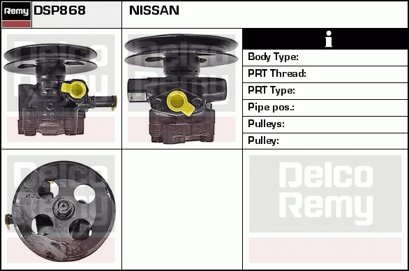 DELCO REMY DSP868 Hydraulic...