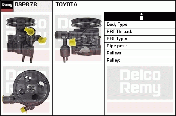 DELCO REMY DSP878 Hydraulic...