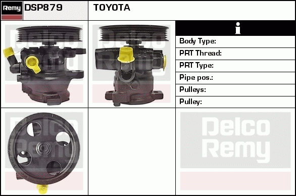 DELCO REMY DSP879 Hydraulic...