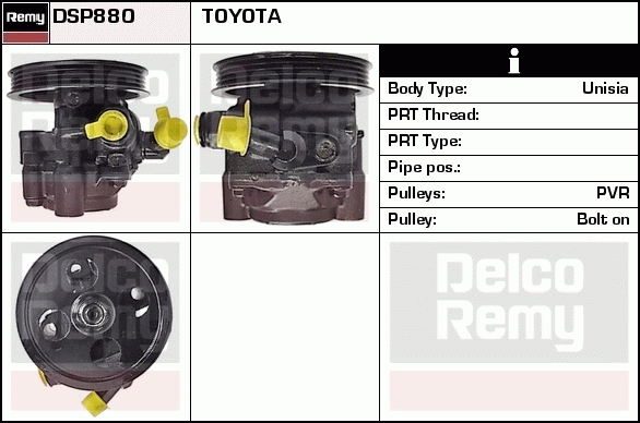 DELCO REMY DSP880 Hydraulic...