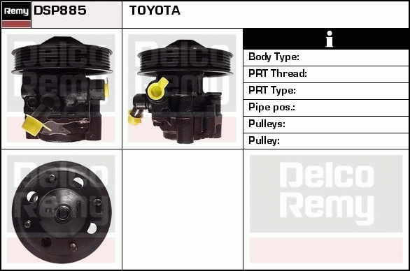 DELCO REMY DSP885 Hydraulic...