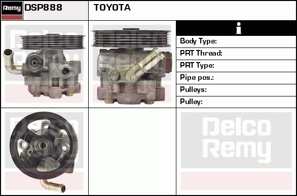 DELCO REMY DSP888 Hydraulic...