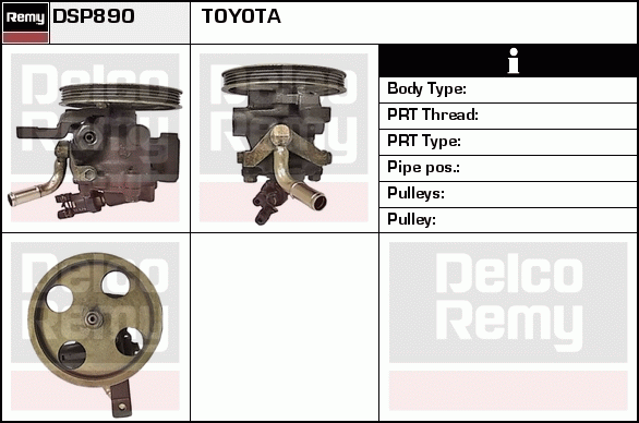 DELCO REMY DSP890 Hydraulic...