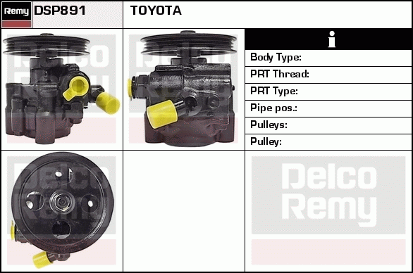 DELCO REMY DSP891 Hydraulic...