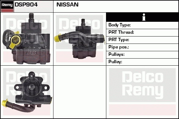 DELCO REMY DSP904 Hydraulic...