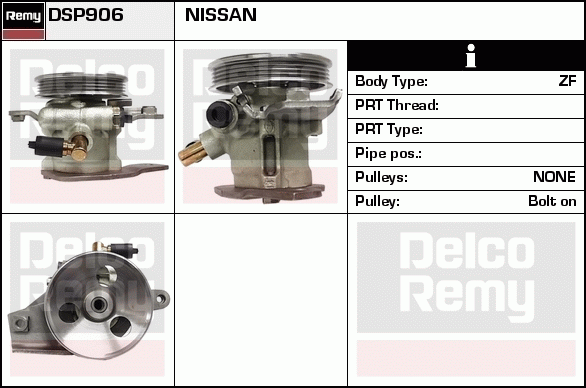 DELCO REMY DSP906 Hydraulic...