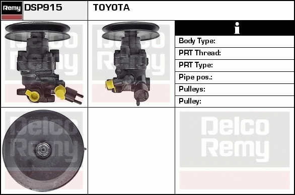 DELCO REMY DSP915 Hydraulic...