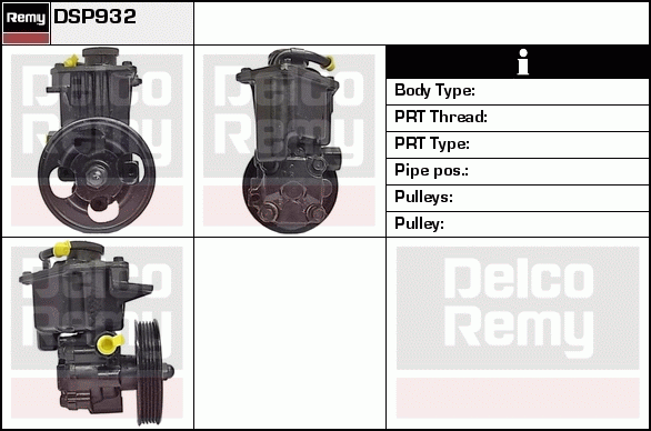 DELCO REMY DSP932 Hydraulic...