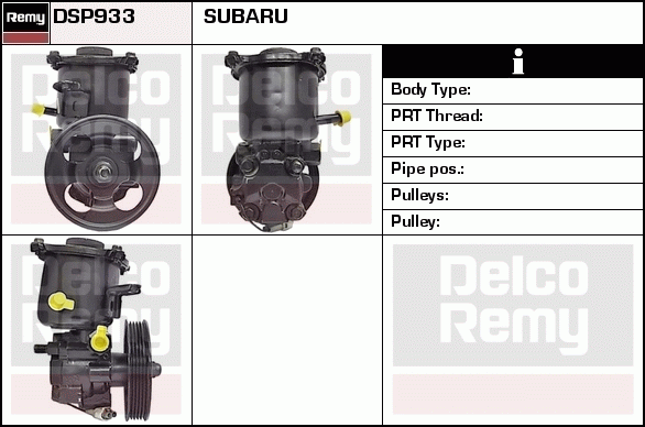 DELCO REMY DSP933 Hydraulic...