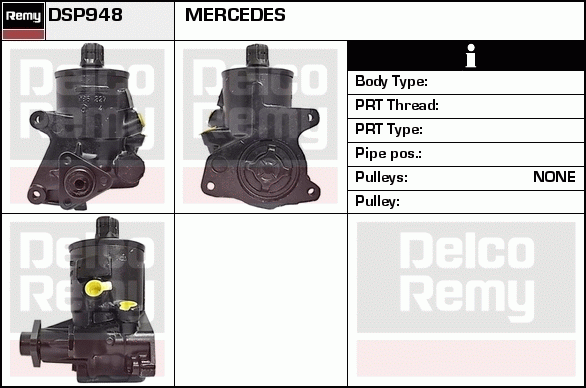 DELCO REMY DSP948 Hydraulic...