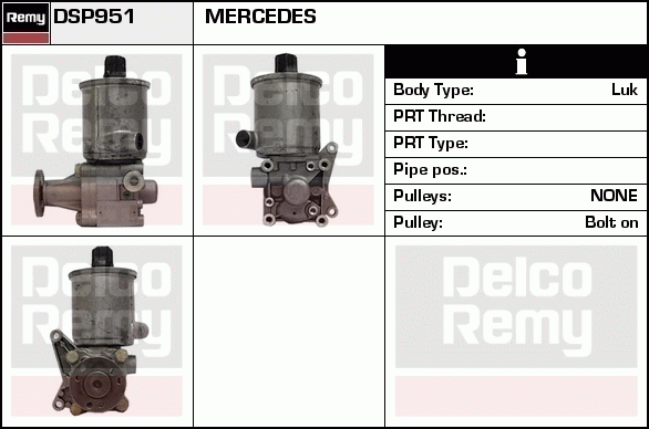 DELCO REMY DSP951 Hydraulic...