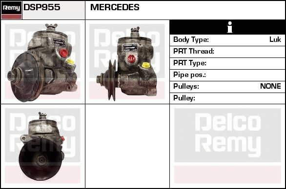 DELCO REMY DSP955 Hydraulic...