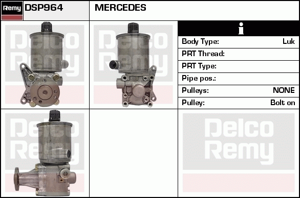 DELCO REMY DSP964 Hydraulic...