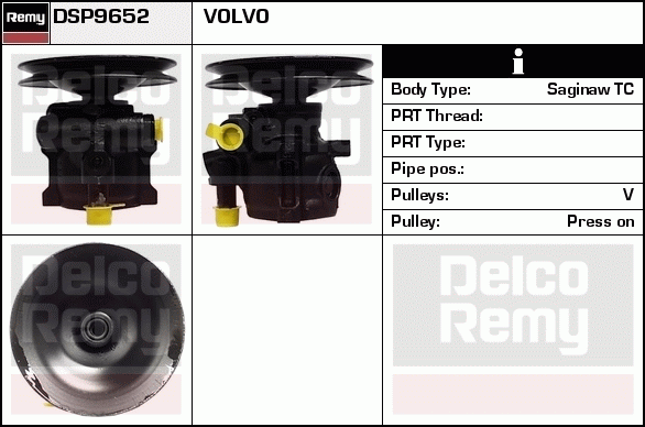 DELCO REMY DSP9652...