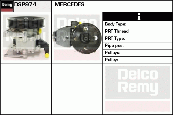 DELCO REMY DSP974 Hydraulic...