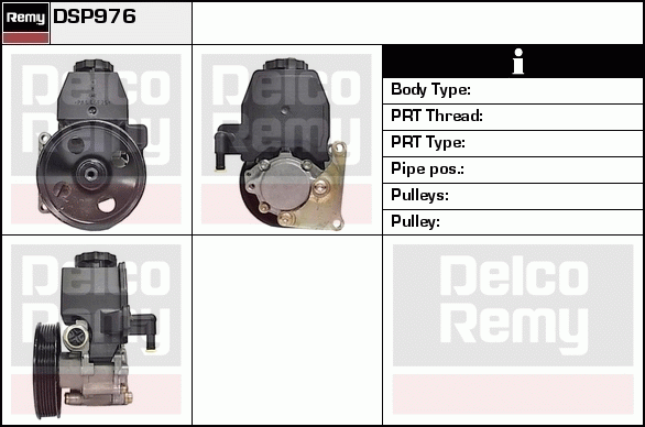 DELCO REMY DSP976 Hydraulic...