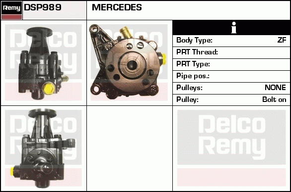 DELCO REMY DSP989 Hydraulic...