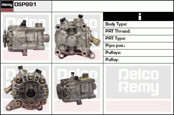 DELCO REMY DSP991 Hydraulic...