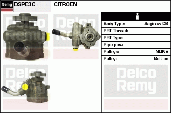 DELCO REMY DSPE3C Hydraulic...