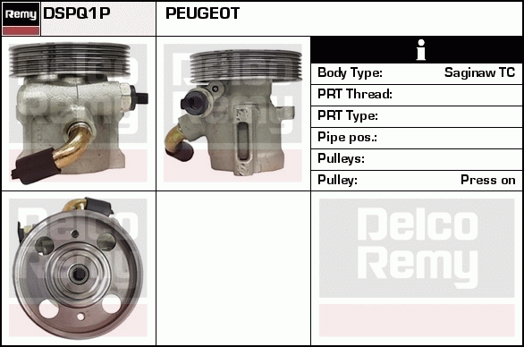 DELCO REMY DSPQ1P Hydraulic...