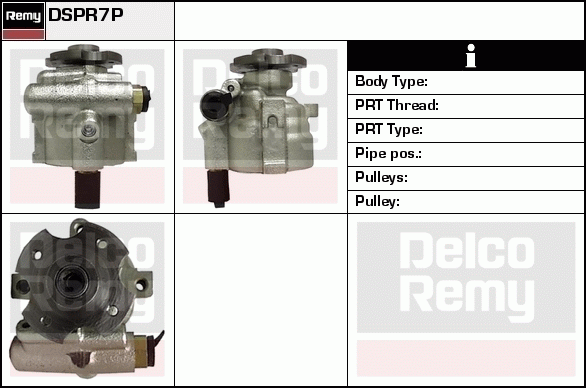 DELCO REMY DSPR7P Hydraulic...