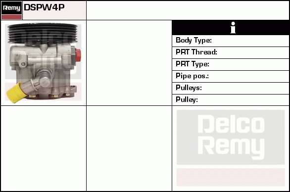 DELCO REMY DSPW4P Hydraulic...