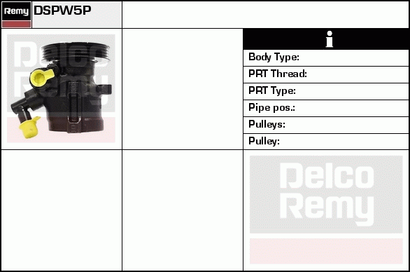 DELCO REMY DSPW5P Hydraulic...