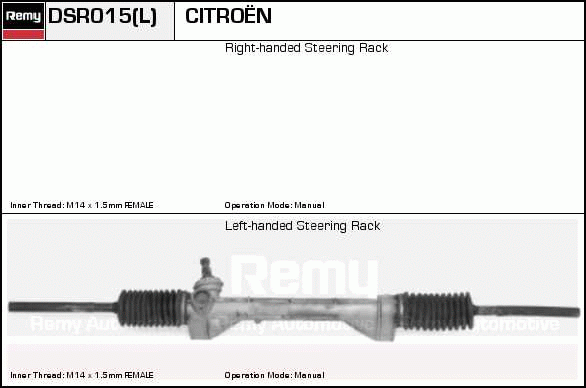 DELCO REMY DSR015L Steering...