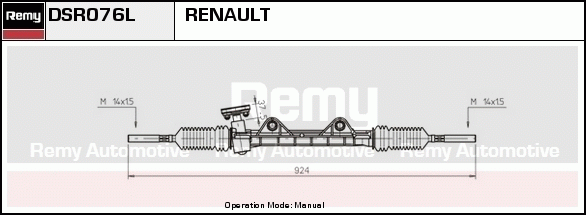 DELCO REMY DSR076L Steering...