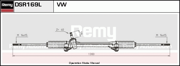 DELCO REMY DSR169L Steering...